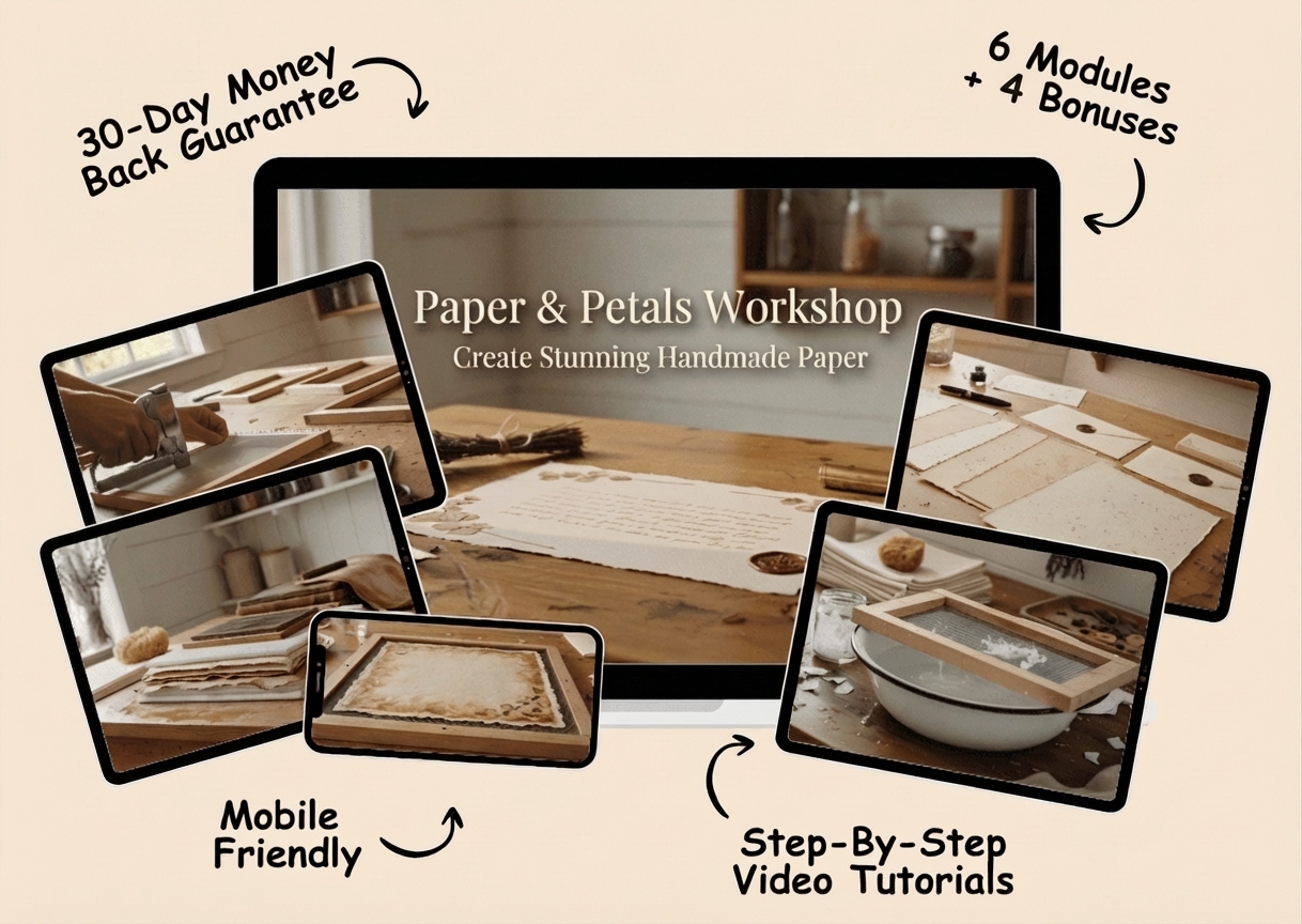 The Paper & Petals Workshop course overview